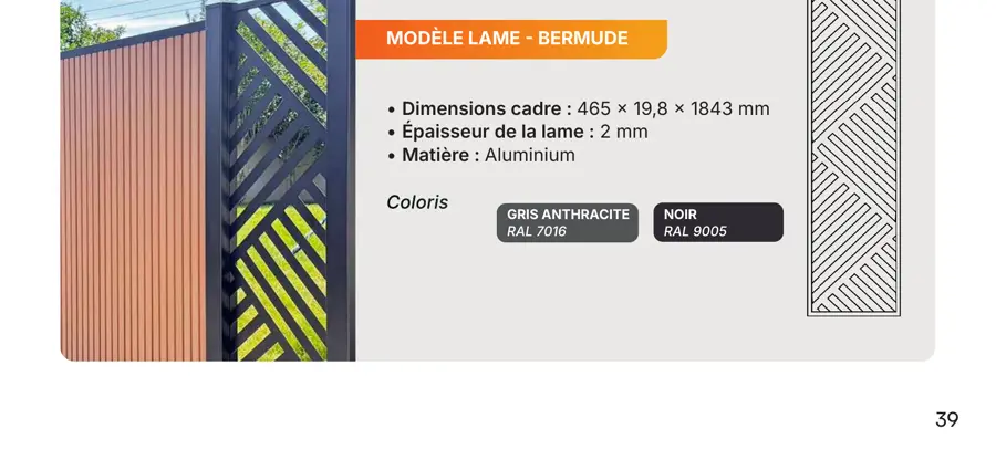 Lamel Bermude Vertikal