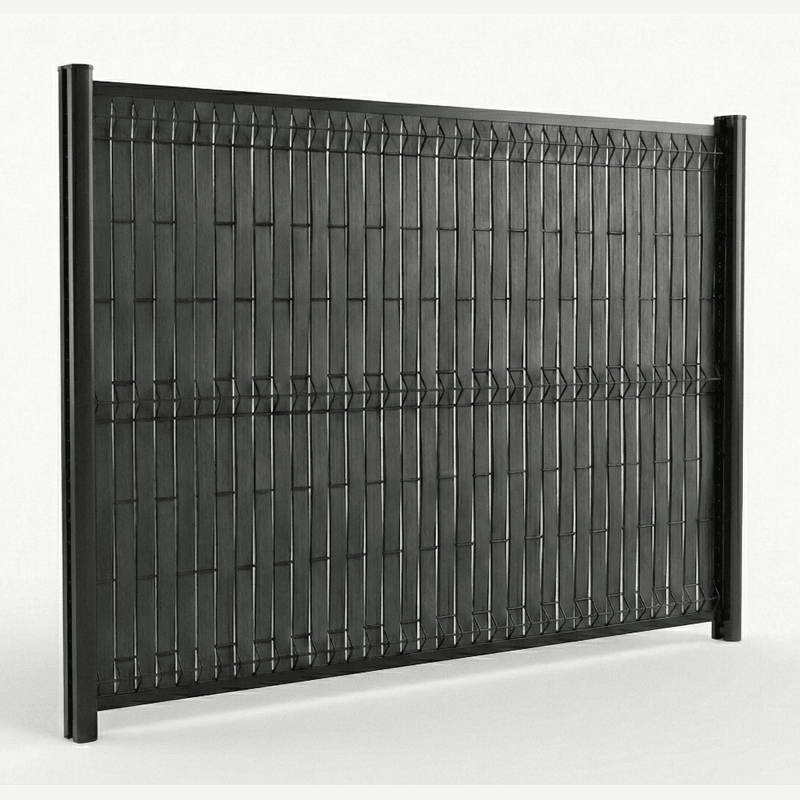 View of the privacy kit in Anthracite grey