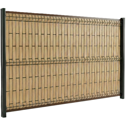 View of the privacy kit in Light brown